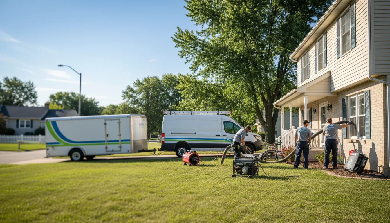 Flooded Basement Restoration And Cleanup With Repair in Saint Libory, NE near me